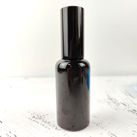 Flacons en verre cosmétique vides de 5, 10, 15, 20, 30, 50, 60, 100 ml, couleur violet foncé, pour huile essentielle de chanvre, avec compte-gouttes, qualité alimentaire, pour les gouttes oculaires
