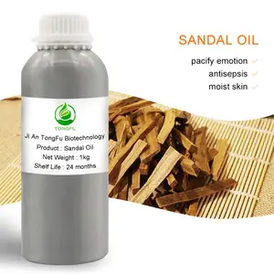 Óleo essencial de madeira de sândalo 100% natural para perfume, alta qualidade