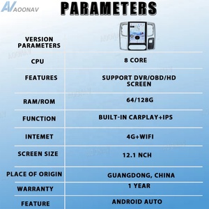 12.1 Inch Android 13 Car Radio for Dodge RAM 1500 2013-2019 Stereo Multimedia Player GPS Navigation Head Unit Qualcomm 128GB - Product Image 5