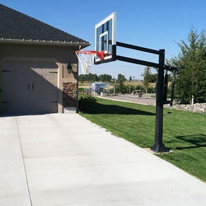 Ngoài trời di động bóng rổ đứng 7.5-10ft điều chỉnh bóng rổ Hoop mục tiêu với 54inch Rổ bóng rổ rim Net - Product Image 4