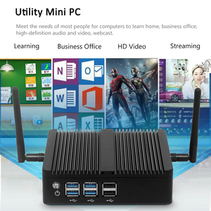 Ordinateur personnel adapté aux processeurs Core I3 I5 I7 5005U 4200U 5500U 2955U, ordinateur de bureau pour la maison et le bureau, HTPC, mini PC sans ventilateur - Product Image 2