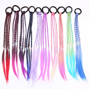 40cm di colore della principessa del bambino <span class=keywords><strong>treccia</strong></span> parrucche per le ragazze sintetico sporco <span class=keywords><strong>treccia</strong></span> capelli coda di cavallo per bambini parrucca <span class=keywords><strong>treccia</strong></span> cravatta capelli Extension - Product Image 3