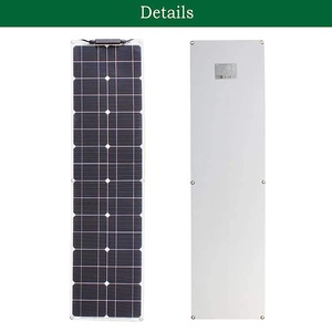 Panneau <span class=keywords><strong>solaire</strong></span> flexible personnalisé en silicium monocristallin bon marché 50W 60W 12V PET ETFE Flex Panneau <span class=keywords><strong>solaire</strong></span> <span class=keywords><strong>pour</strong></span> batterie 12V - Product Image 3