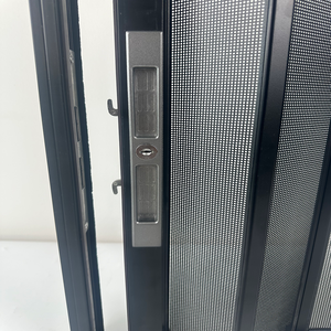 Porte moustiquaire pliante de 40mm d'épaisseur Push-pull Invisible Télescopique <span class=keywords><strong>Anti</strong></span>-<span class=keywords><strong>moustique</strong></span> Antivol Fenêtre moustiquaire en acier - Product Image 6