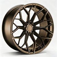 Jantes forgées sur mesure pour BMW M Mercedes AMG Audi RS, concaves profondes, monobloc, bronze, alliage d'aluminium, 18, 19, 20, 21, 22 pouces