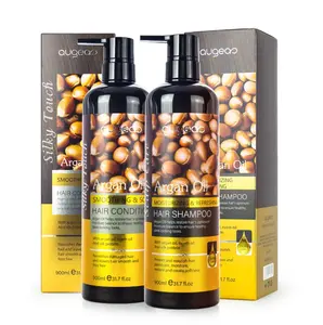 Customized logo dry hair shampoo nourishing hair care best natural argan oil hair shampoo and conditioner