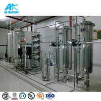 Commercial 500L/1000L RO filtre média système eau potable Membrane Purification eau minérale usine machines de traitement de l'eau