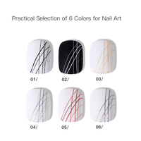 Gel UV semi-permanent en gros pour ongles, avec gel de construction, pour peinture, dessin, manucure, vernis, liner pour nail art, couleurs assorties