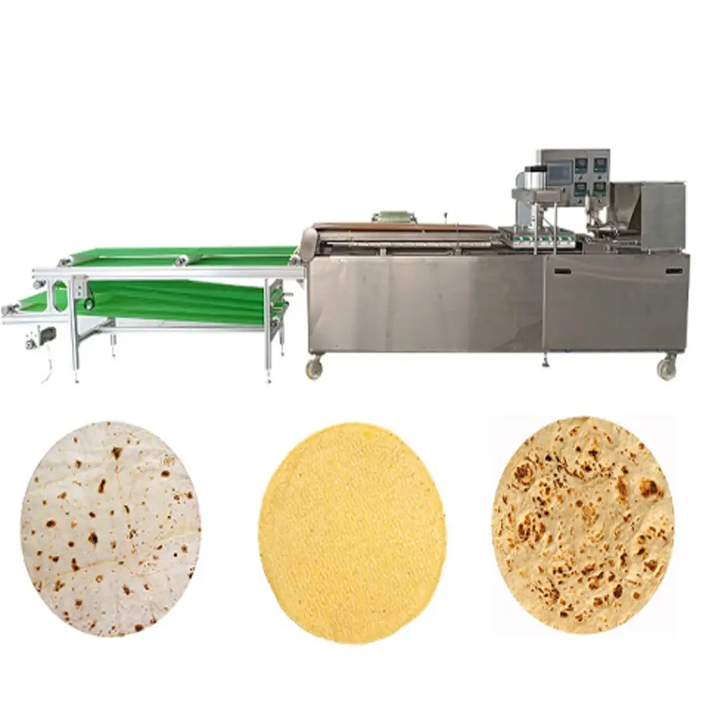 स्वचालित चपाती फ्लैट रोटी tortilla मेकर पैनकेक रोटी चपाती मशीन