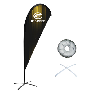 Bandera de Playa Rectangular de Poliéster con Impresión Digital a Todo Color Vibrante FEAMONT, Asta de Aluminio para Marcadores de Campos de Golf, Eventos Escolares - Product Image 3