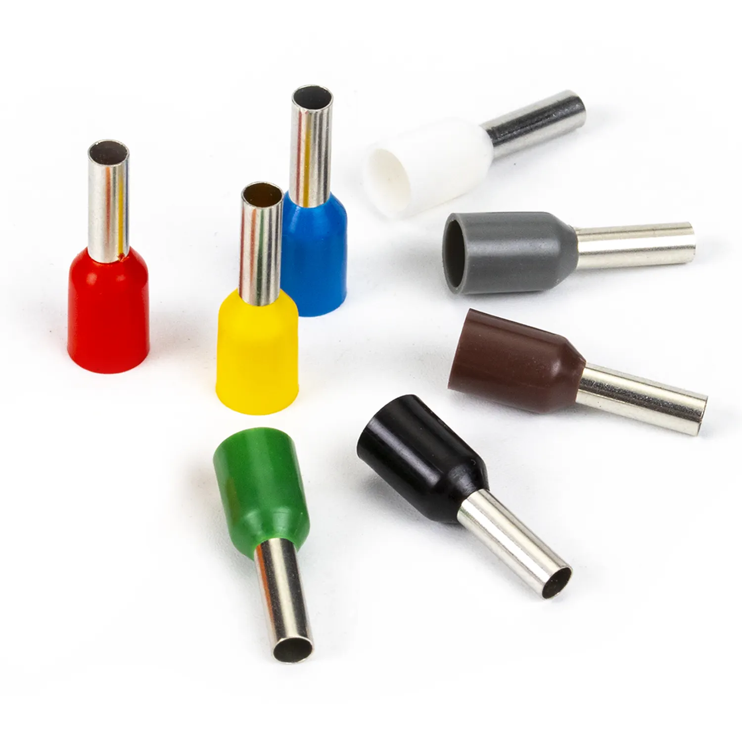 VE series insulated cord end terminal tube cable bootlace ferrule pre-insulated wire connector needle crimp terminal