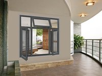 Bisagra de ventana con patrón de apertura horizontal Lukliving, herrajes para ventanas abatibles resistentes