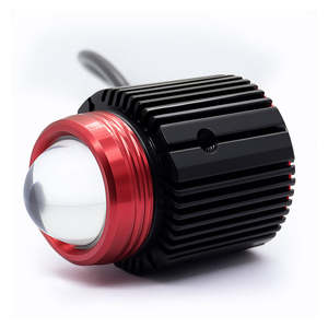 ไฟหน้ามอเตอร์ไซค์ขนาดเล็กแบบเลนส์ LED สีขาวเหลืองคู่ สำหรับมอเตอร์ไซค์ - Product Image 4