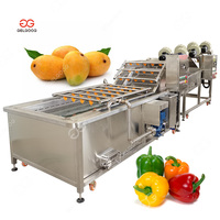 Hoge Snelheid Mango Ananas Avocado Schoonmaken En Sorteren Sorteren Sinaasappel Citroenwaxmachine