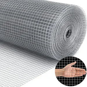 Wholesale 3/4 Inch Hot Dipped Galvanized Waterproof Iron Wire Mesh Fencing Stainless Steel Welded Wire Mesh Poultry Plant Net