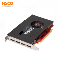 Kartu grafis untuk FirePro W5100, kartu Gaming GPU 4GB GDDR5 930MHz 128bit slot tunggal 50W 28nm