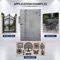 Four de cuisson électrique compact sur chariot en acier, taille personnalisable, pour séchage par lots, cuisson et tests en laboratoire, machine industrielle en métal