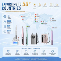 Vantrend Beauty Distributor 45000RPM Professionelles Nagelbohrer-Set Tragbare Salon-E-File-Maschine mit individuellem Logo und Einzelhandelsverpackung