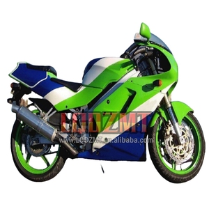 Kit carrosserie pour <span class=keywords><strong>KAWASAKI</strong></span> <span class=keywords><strong>NINJA</strong></span> ZXR250 ZX 2R R250 ZX-2R ZXR-250 89 <span class=keywords><strong>90</strong></span> 64LQ.103 ZX2R ZXR 250 ZX-R250 1989 1990 Carénages vert bleu - Product Image 1