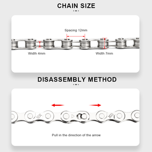 Riderace Fietsketting Met Magische Gesp 116 Schakels 678/<span class=keywords><strong>9</strong></span>/10/11/12 Snelheid Hoge Kwaliteit Ultralichte Fietsketting Fietsaccessoires - Product Image 4