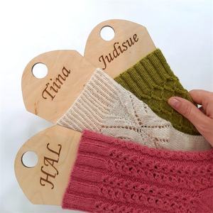 Meias de madeira para artesanato, ferramenta de tricô, meia de madeira - Product Image 3