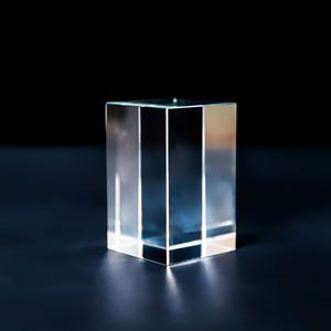 Small Bridge Großhandel Heißer Verkauf Beliebter Block, Personalisierbarer 50x50x80mm Klarer Laser Gravur 3D Kristall Rohling für Sublimation - Product Image 4