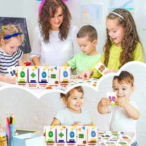 Suministros para Educación en Casa, Desarrolla Habilidades Tempranas, Tabla de Números, Contadores Matemáticos, Juego, Kit de Manipulación Versátil - Product Image 2