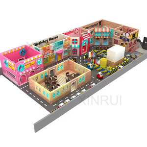 <span class=keywords><strong>Village</strong></span> de jeu de simulation sur le thème éducatif avec nouveau produit aire de jeux intérieure comme centre de jeu de rôle pour le préscolaire - Product Image 6