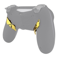 Boutons arrière de remplacement dorés chromés K1 K2 K3 K4 pagaies pour PS4 eXtremeRate Controller Dawn Remap Kit