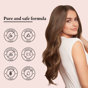 Masque capillaire réparateur en profondeur, biologique, végétalien, avec beurre de karité, crème nourrissante, traitement hydratant pour cheveux secs et abîmés, brillance saine - Product Image 6