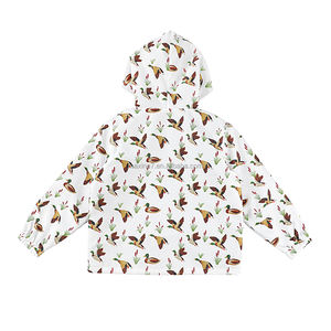 Veste d'hiver pour garçons, motif canard, épaisse, coupe-vent et imperméable, à capuche, en polaire - Product Image 2