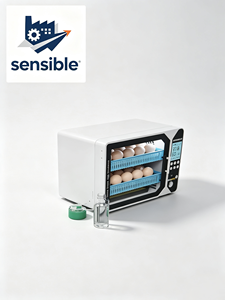 Incubateur d'œufs numérique automatique intelligent à retournement automatique pour 40 œufs de poulet, canard, oie et oiseaux - Product Image 1