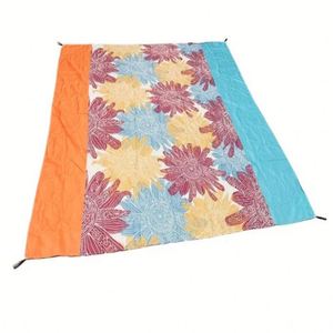 Wholesale Oversized Sand Free <b>Beach</b> Mat, Bulk Waterproof Outdoor Picnic Blanket with Stakes and <b>Bag</b>, Custom Logo Mat - Product Image 6