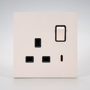 Thiết kế mới tiêu chuẩn Anh đa chức năng tường ổ cắm 1/2/3/4 gang cambered nhựa Bảng điều chỉnh điện ánh sáng chuyển đổi SDK - Product Image 4