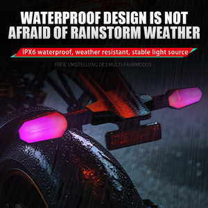 11 chế độ phổ RGB bật đèn tín hiệu cho xe máy xe tay ga hổ phách Blink Chiếu chỉ số ánh sáng xe máy hệ thống chiếu sáng - Product Image 4