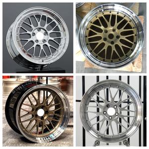ล้อฟอร์จ 2 ชิ้นสั่งทำพิเศษ สีทองเงิน รุ่น Reissue BBS LM ขนาด 18 19 20 21 นิ้ว สำหรับรถยนต์ <span class=keywords><strong>Porsche</strong></span> 991 992 911 <span class=keywords><strong>987</strong></span> 981 982 718 - Product Image 4