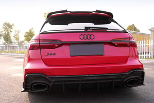 Kit de carrocería de excelente calidad para Audi RS6, actualización de estilo <span class=keywords><strong>Aulen</strong></span>, pieza de automóvil, faldón lateral, labio delantero, difusor trasero, alerón, Canards delanteros - Product Image 3