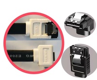 Cable de Conector Recto para Disco Duro SATA 3.0 Personalizado, Transferencia de Datos de 6 Gbps, Cable Serial ATA III para SSD, HDD, DVD (Negro)