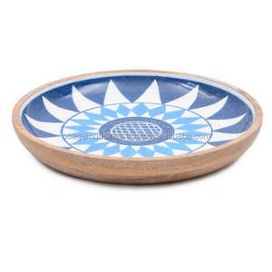 Tazón de madera de la mejor calidad resina tazón de madera de decoración de la Mesa de fiesta, de alta calidad, decoración hogar Decoración tazón de madera - Product Image 5