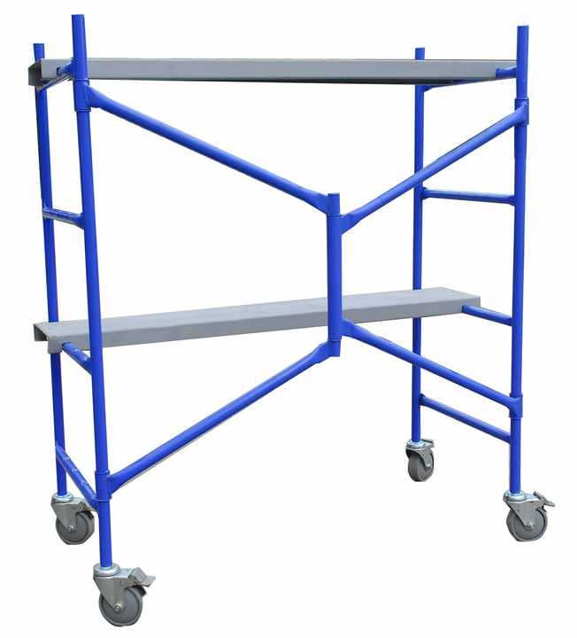 铝制建筑4英尺迷你折叠脚手架用于建筑的便携式脚手架 - buy mini