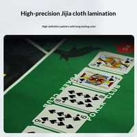 Tapis de poker Texas Hold'em épais Jiaji Bu, grand format, couleur unie, antidérapant, pour salle de poker, usage domestique, résistant à l'usure