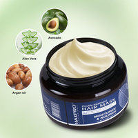 Maxipro OEM/ODM Masker Rambut Herbal Kolagen Minyak Argan Protein Perawatan Ganda Memperbaiki Rambut Rusak dan Kering Secara Mendalam Populer