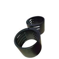 Boîtier cylindrique en acier inoxydable sur mesure usiné CNC, en plastique technique, creux, pour dissipation thermique