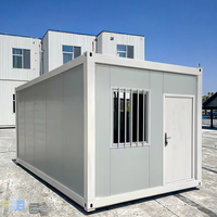 Maison de conteneur en acier de bureau préfabriqué pliable écologique portable de 20 pieds pour application en entrepôt