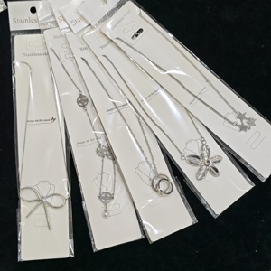 ต่างหูเงินแท้ 925 คุณภาพสูงสำหรับผู้หญิง สร้อยคอไทเทเนียมคู่ สร้อยข้อมือหรูหรา แหวน เครื่องประดับ กล่องสุ่ม ขายส่ง - Product Image 4