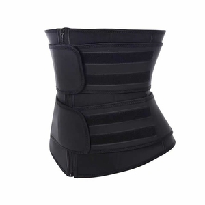 Soutien de <span class=keywords><strong>la</strong></span> taille <span class=keywords><strong>abdominale</strong></span> en néoprène réglable et respirant pour femmes avec double sangles - Product Image 2
