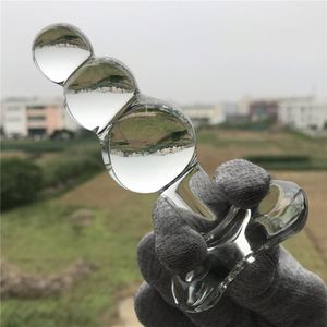 Sex Toy Crystal Dildo SM Game Play Erotic Adult Products Gold Glass Dildo For Female - Product Image 3