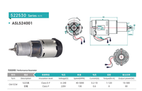 Fabricant OEM de Métallurgie des poudres, Machine de transformation alimentaire commerciale, Moteur à engrenages, Moteur de réduction DC, Boîte de vitesses planétaire OD58mm