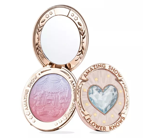 Цветок знает Элегантная короткая художественный цирк градиент Румяна контурная розовый щека макияж 6 видов цветов 5g