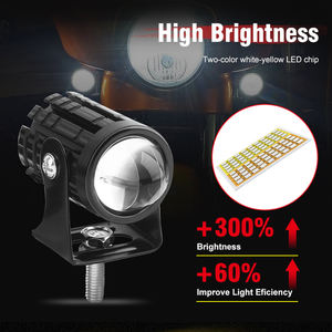 Offre Spéciale Mini Projecteur Double Couleur <span class=keywords><strong>Led</strong></span> Night Lighting Lampe En Aluminium <span class=keywords><strong>12v</strong></span> 80v Voiture <span class=keywords><strong>Moto</strong></span> Modifié <span class=keywords><strong>Phare</strong></span> Auxiliaire - Product Image 5